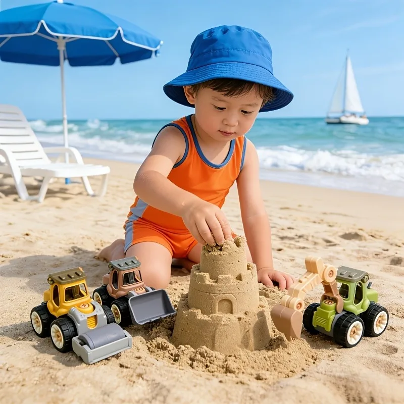 Juegos de construcción desmontables con excavadora y bulldozer - imagen 4