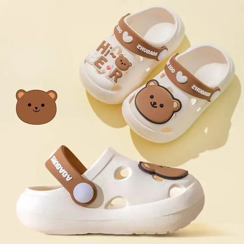 Zapatillas de casa antideslizantes PVC suaves para bebé unisex - imagen 2