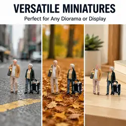 Figuras de personajes para dioramas – Colección pintada a mano