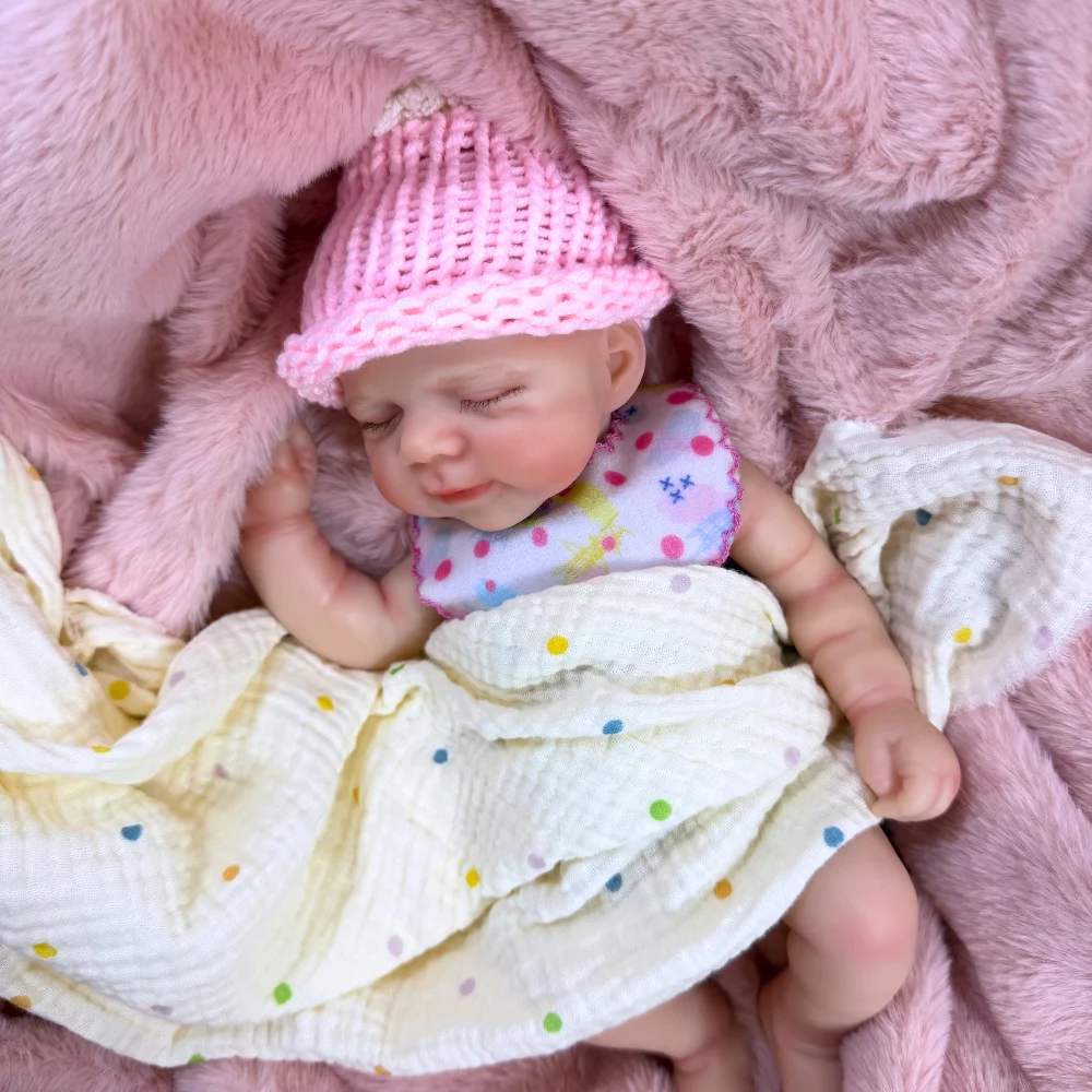 Muñeca Reborn Pascale de silicona realista para niña – Cuerpo lavable suave - imagen 5