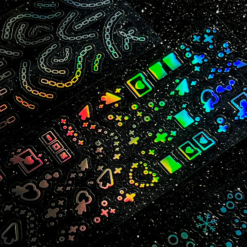 Pegatinas holográficas cielo estrellado para niños – Manualidades - imagen 5