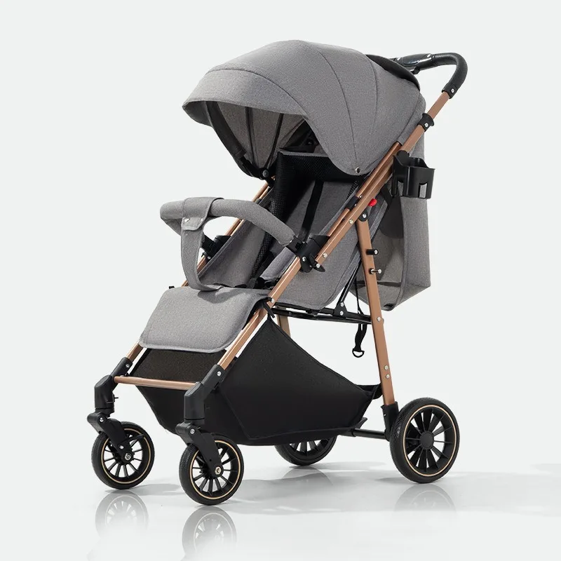 Cochecito bebé plegable para sentado y tumbado – Seguro además cómodo - imagen 2