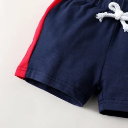 Conjunto de verano para bebé: mono de manga corta y pantalón
