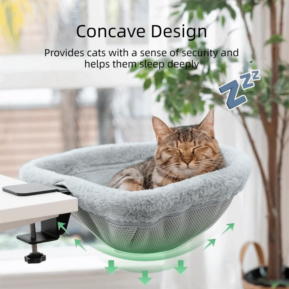 Cama semicircular para gatos desmontable antideslizante plegable - imagen 2