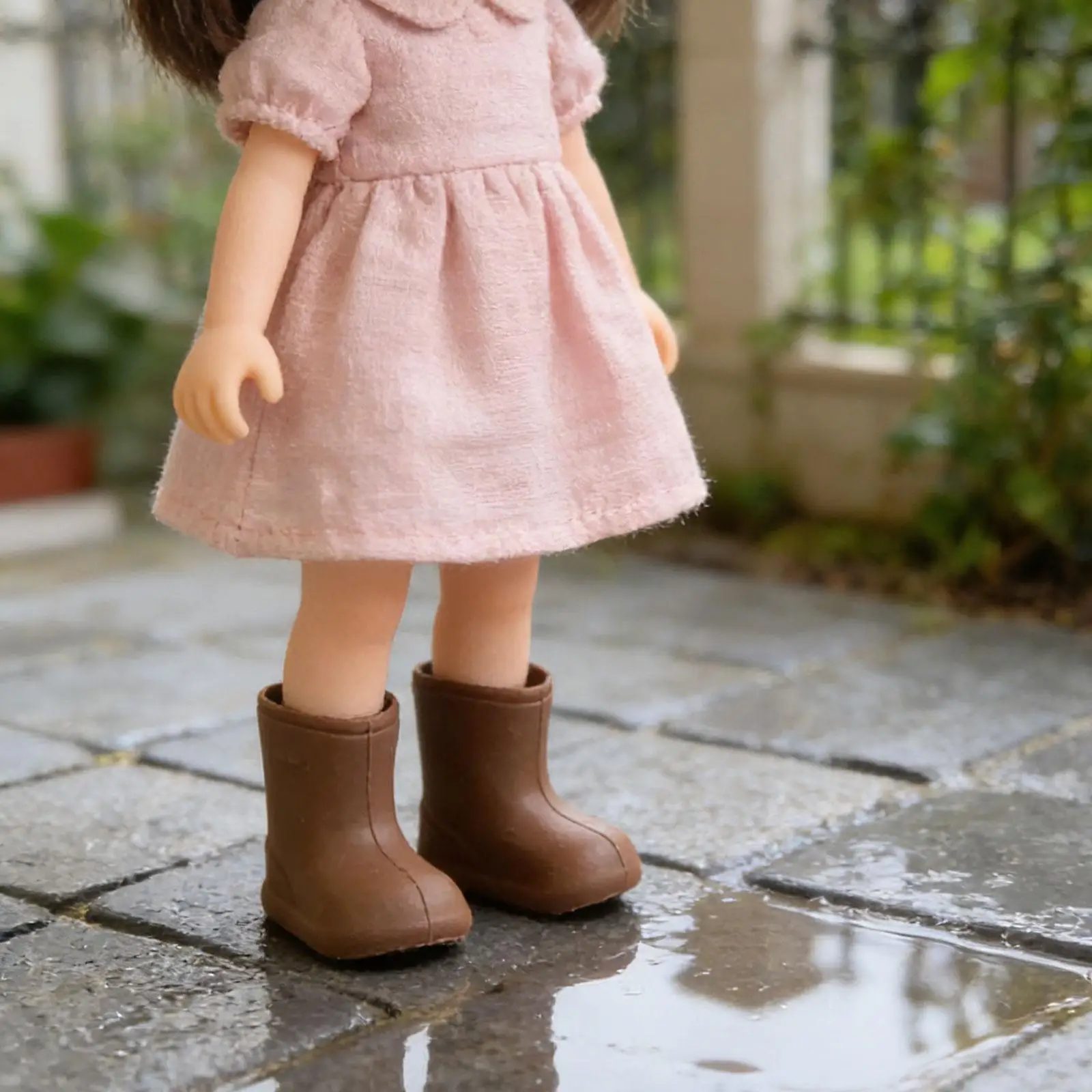 Botas de lluvia impermeables para muñecas Ob11 BJD miniatura - imagen 5