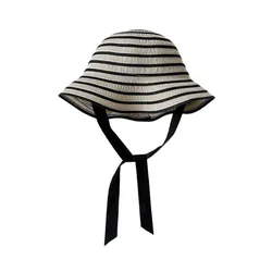 Gorra coreana para niño y niña – Colores lisos y rayas para verano