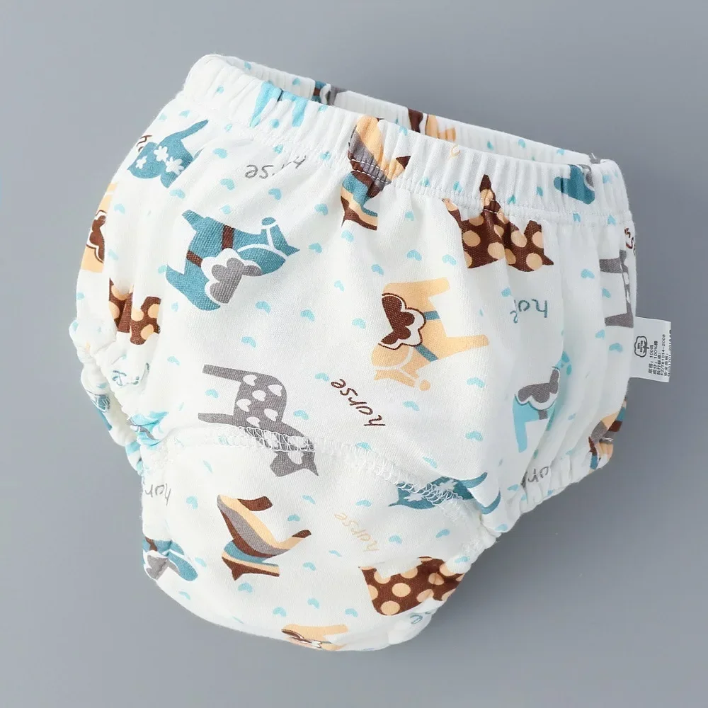 Pantalones de entrenamiento para bebé algodón reutilizables y lavables