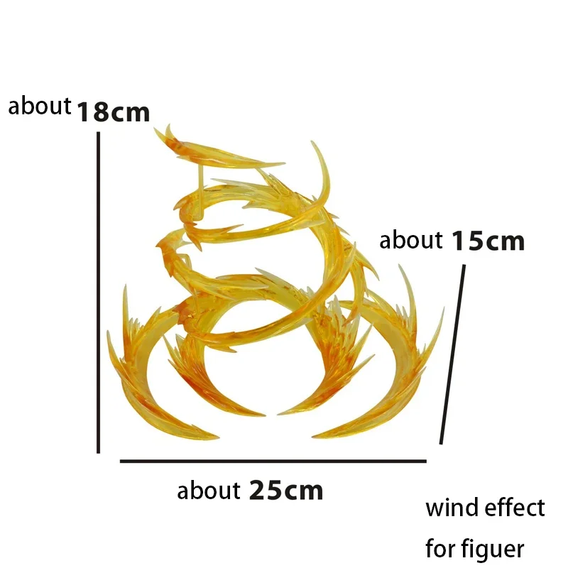 Efectos de llama Whirlwind 9 colores para figuras de acción y Gundam - imagen 4