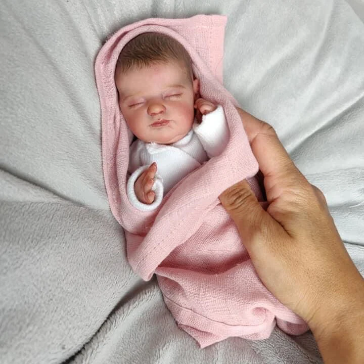 Bebé prematuro realista en vinilo de silicona suave