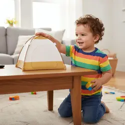 Tienda de campaña miniatura tela Oxford para muñecas