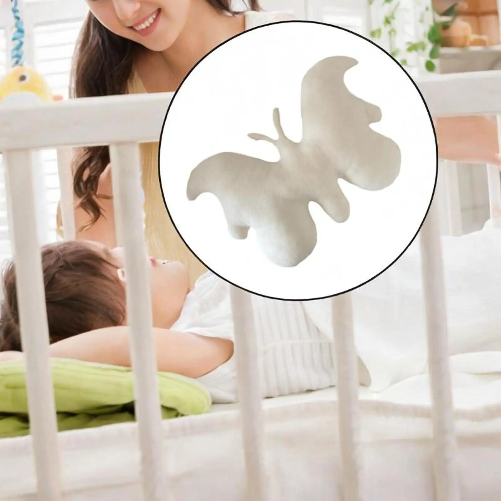 Almohada mariposa abrazable, suave y cómoda para niños - imagen 2