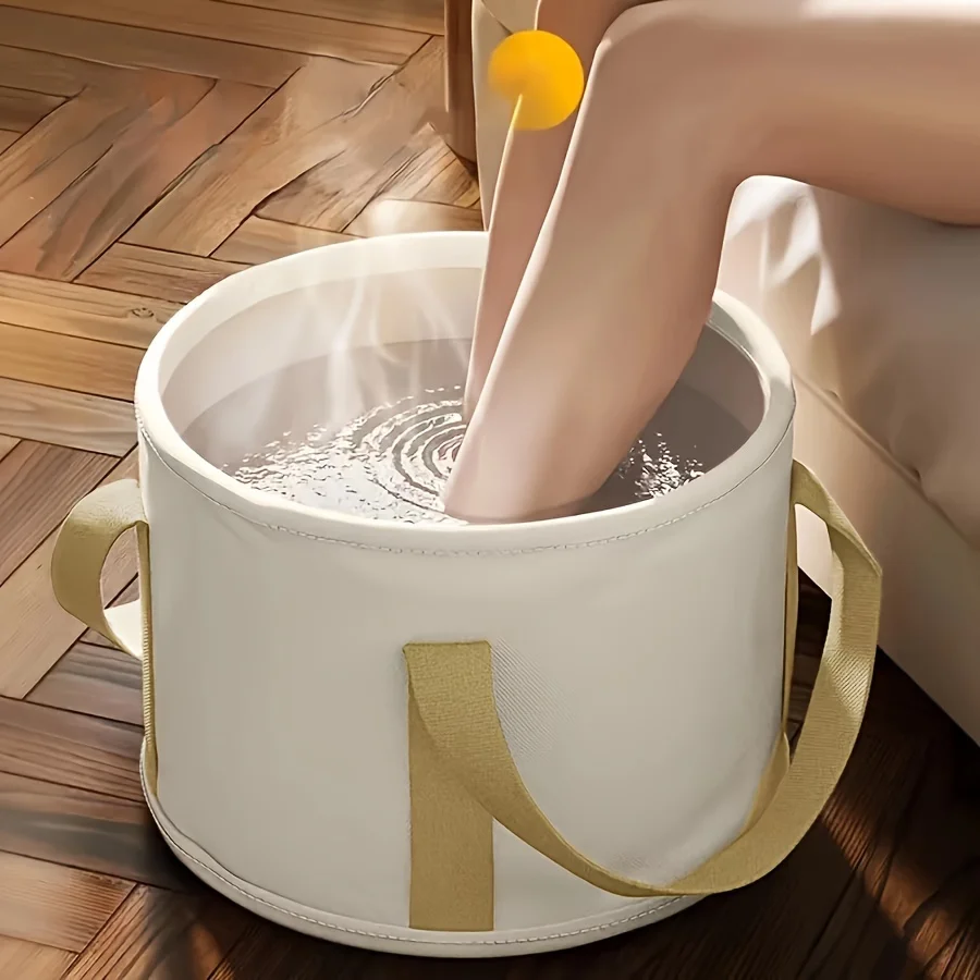 Bañera plegada para guardar