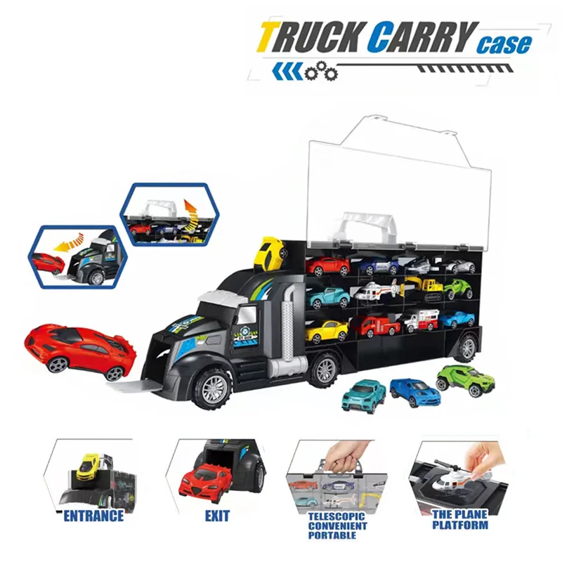 Juego de coche de juguete de almacenamiento con contenedor