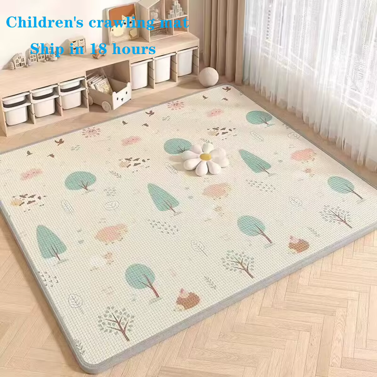 Estera de puzzle EPE con dibujos animados para bebés y niños