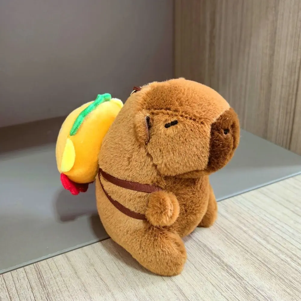 Capibara de peluche multicolor - Juguete suave y llavero colgante - imagen 4