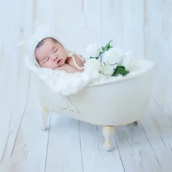 Bañera para bebé sesión fotográfica recién nacido