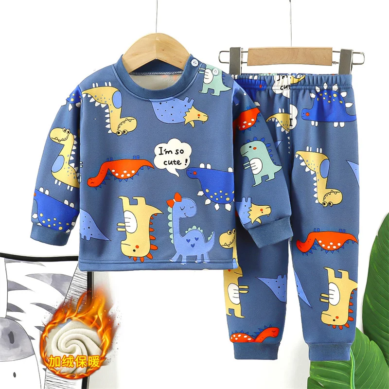 Conjunto abrigo acolchado infantil con diseños animados - imagen 5