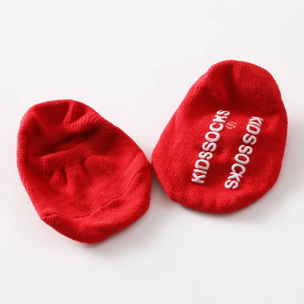 Calcetines tobilleros antideslizantes de algodón para niños - imagen 3