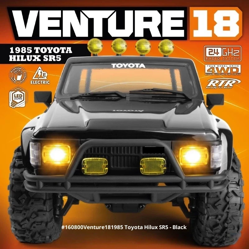 Coche teledirigido 4WD HILUX todoterreno doble velocidad RTR - imagen 2