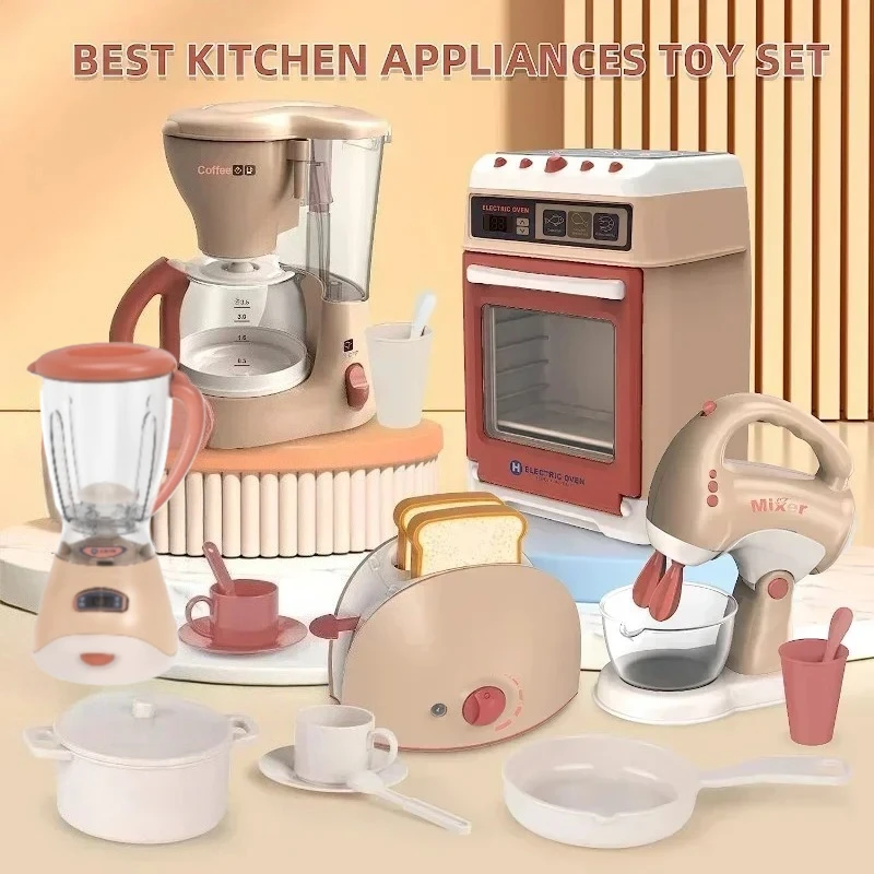 Juego de cocina infantil con licuadora y cafetera – Sonidos y luces - imagen 3