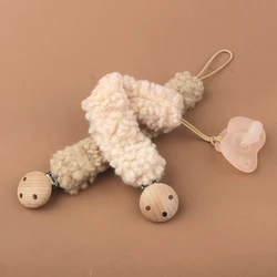 Cadena portachupetes de algodón – Clip masticable para bebé