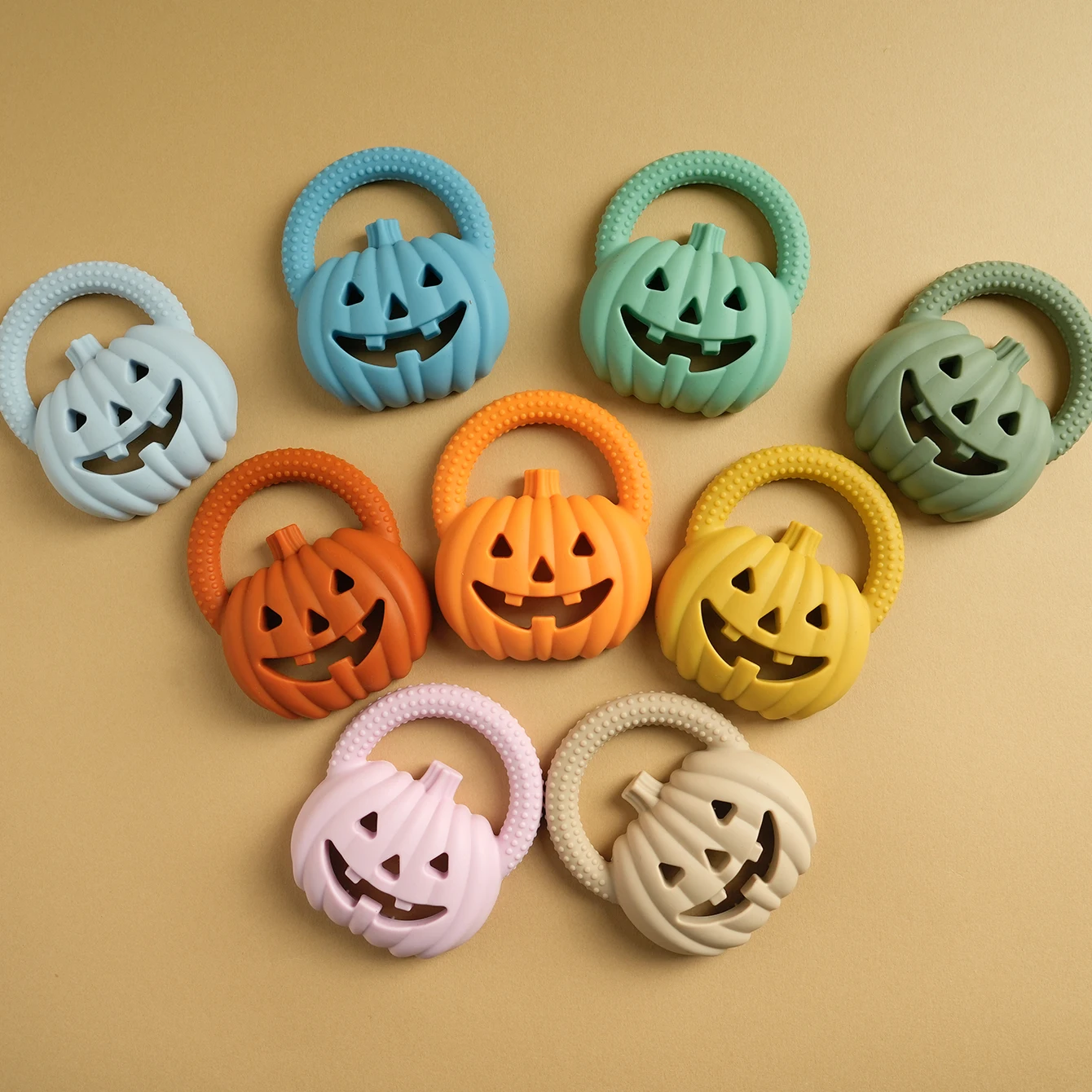 Mordedor de calabaza en silicona para la dentición infantil - imagen 5