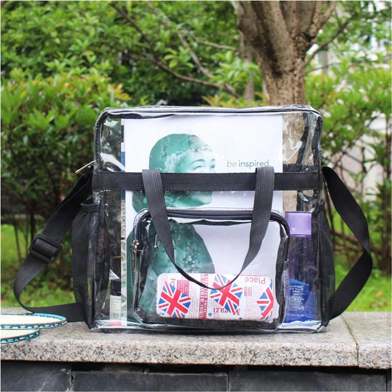 Bolso bandolera transparente PVC para mujer – Gran capacidad portá til - imagen 3