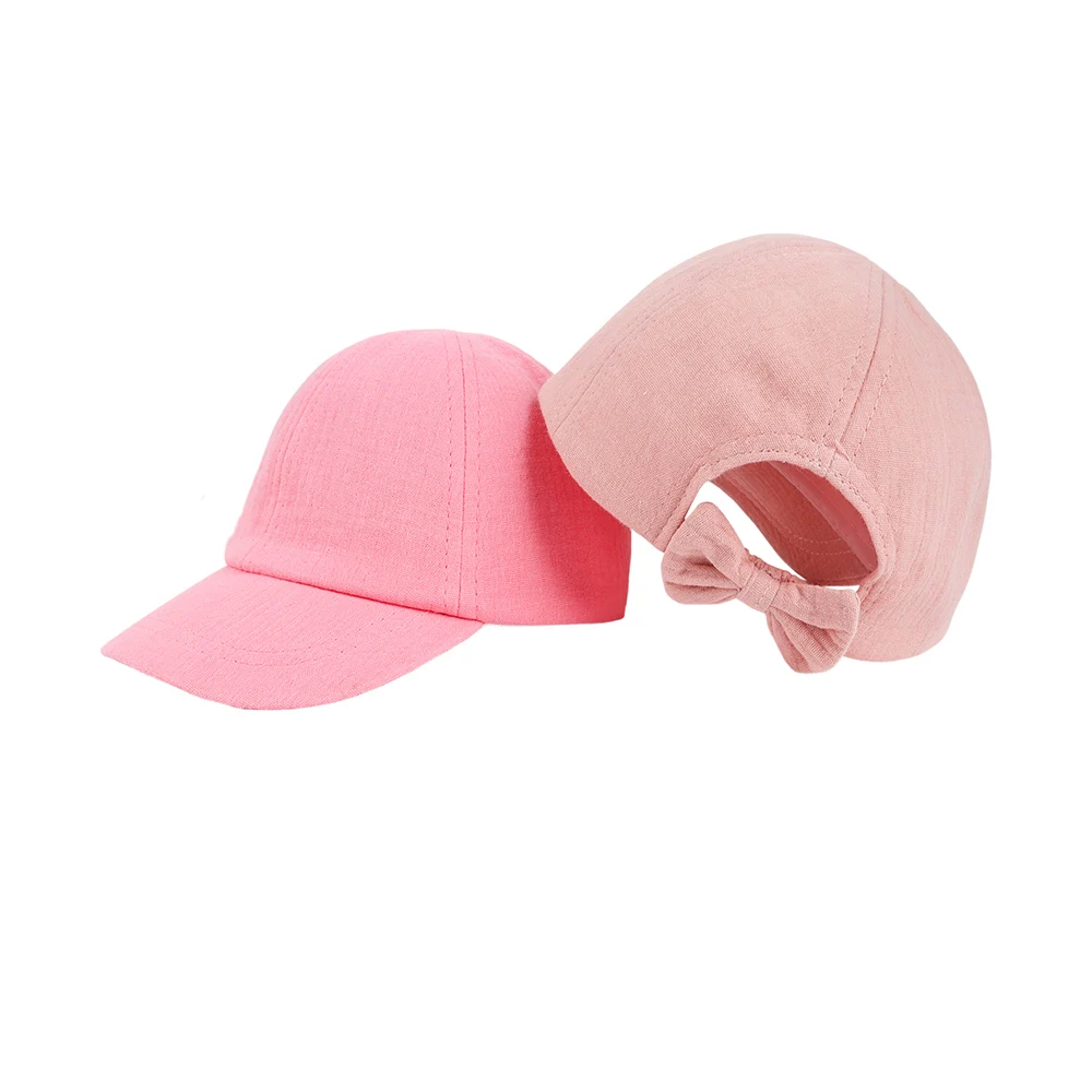 Gorra béisbol algodón transpirable para bebé unisex – Protector solar - imagen 2