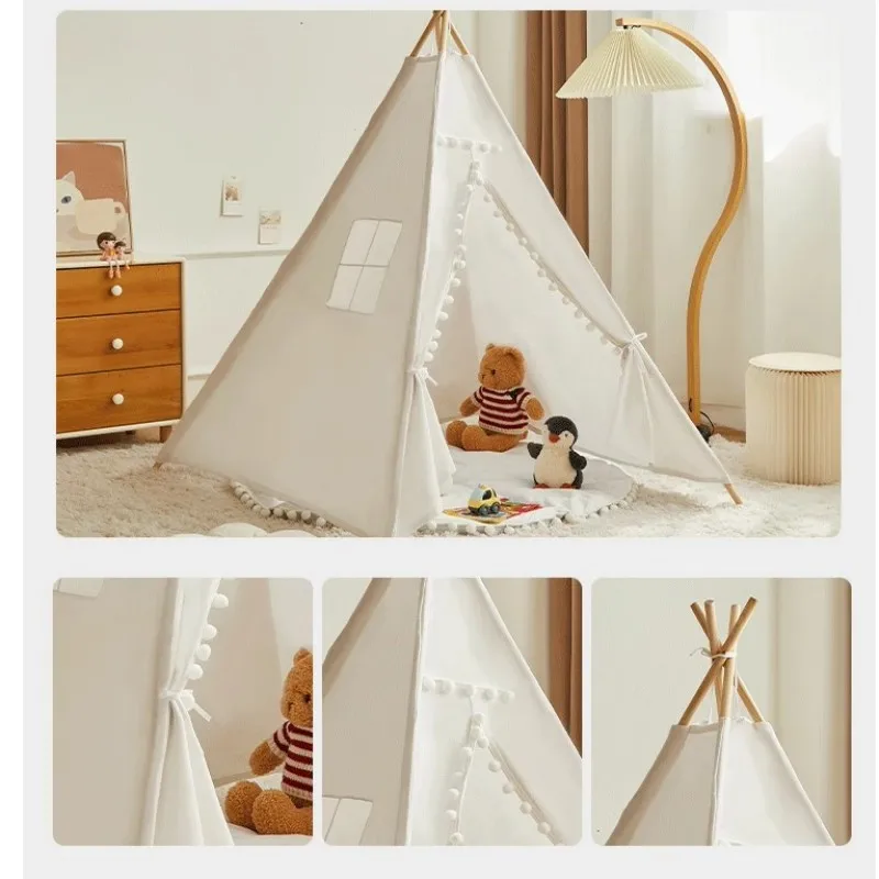 Tienda de campaña Wigwam para niños – Zona juegos interior - imagen 2