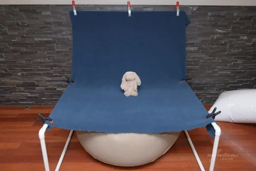 Almohada de recién nacido y bolsa de frijol para fotos de bebé - imagen 5