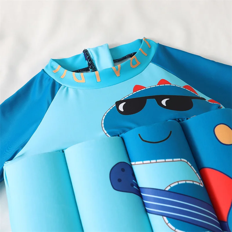Traje de baño infantil de flotación una pieza contra sarpullidos - imagen 5