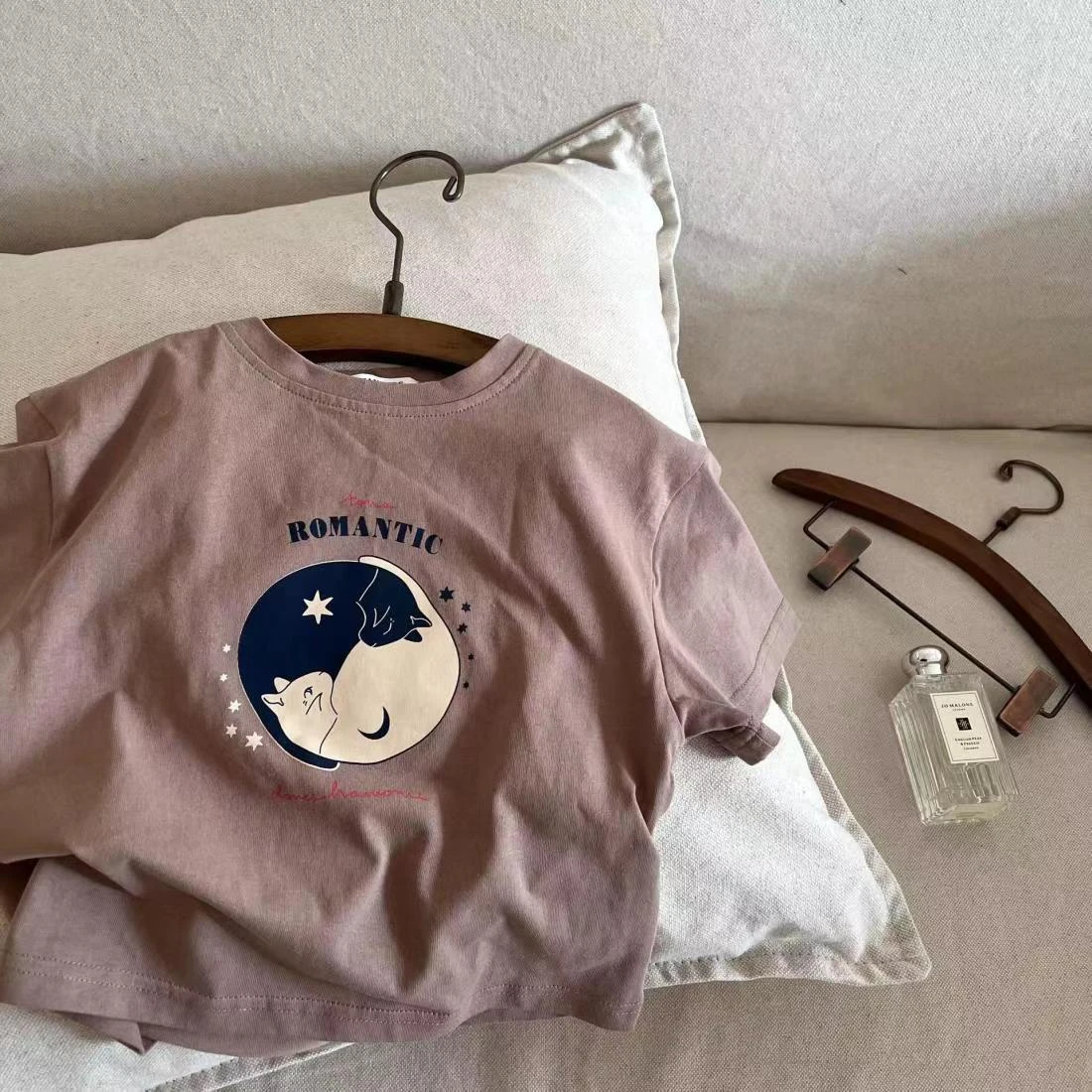 Camiseta holgada estampada para el día a día