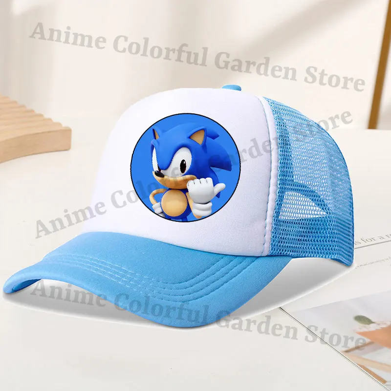 Gorra de béisbol Sonics infantil con diseño anime y visera - imagen 3