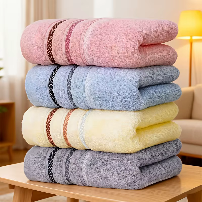 Toallas faciales para bebé de algodón grueso altamente absorbentes - imagen 3