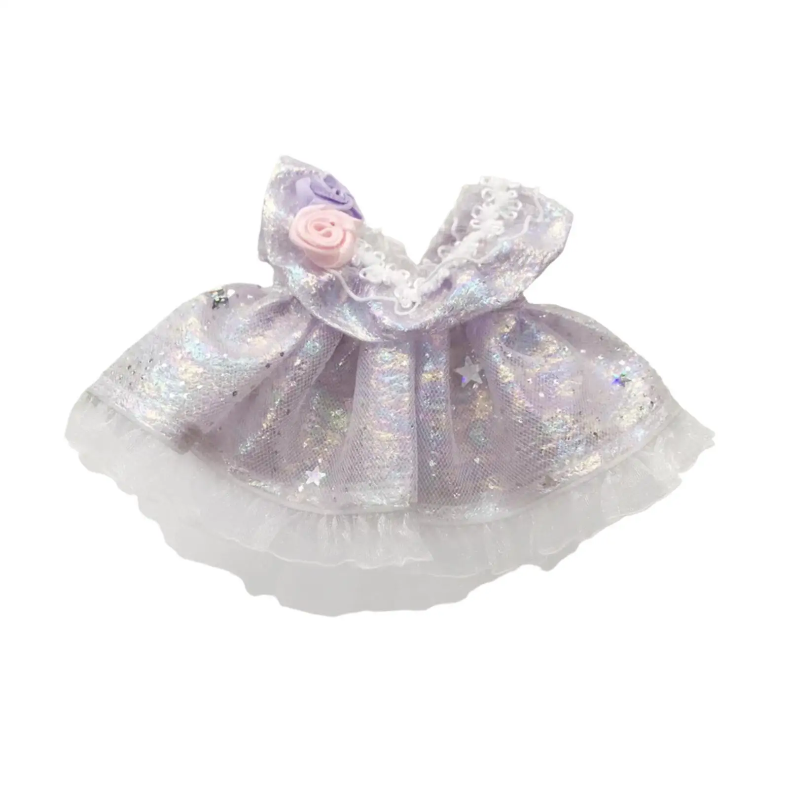 Vestido de peluche sin mangas para muñeca de manualidades infantil - imagen 3
