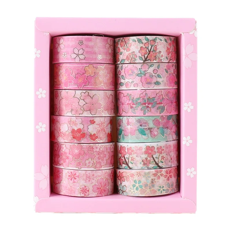 Cinta washi Sakura decorativa para álbum de recortes y diario - imagen 2