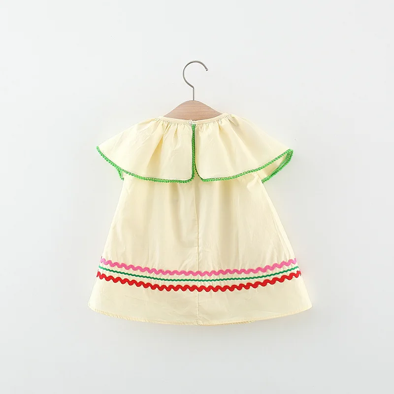 Vestido verano sin mangas en algodón con cuello de muñeca niña pequeña - imagen 5