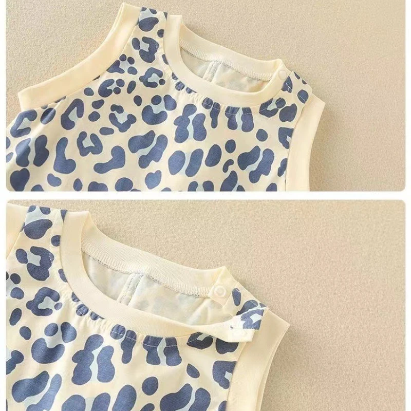 Mameluco de algodón con dinosaurio para bebé – Ideal verano - imagen 5