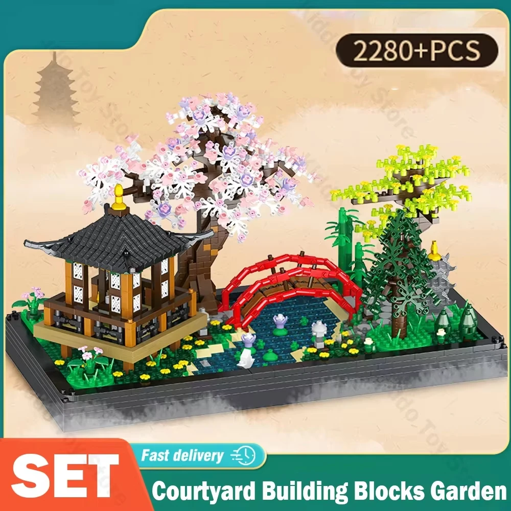 Bloques de construcción jardín Zen: arquitectura de patio para niños - imagen 5