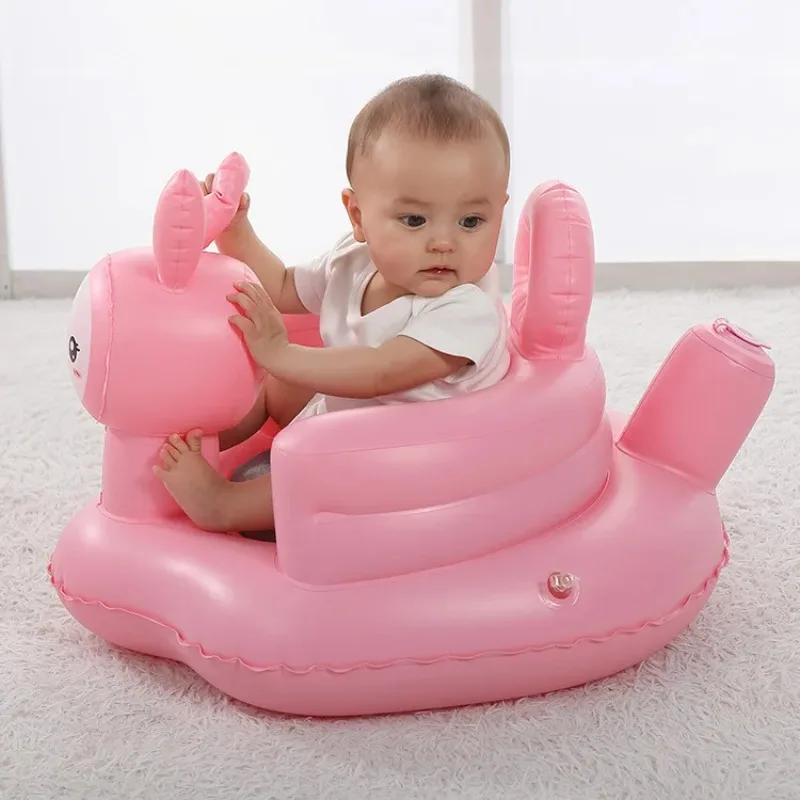 Asiento inflable para bebé con bomba integrada para viajar - imagen 4