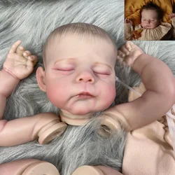 Muñeca Reborn Eric/Erica piel pintada efecto 3D con pestañas