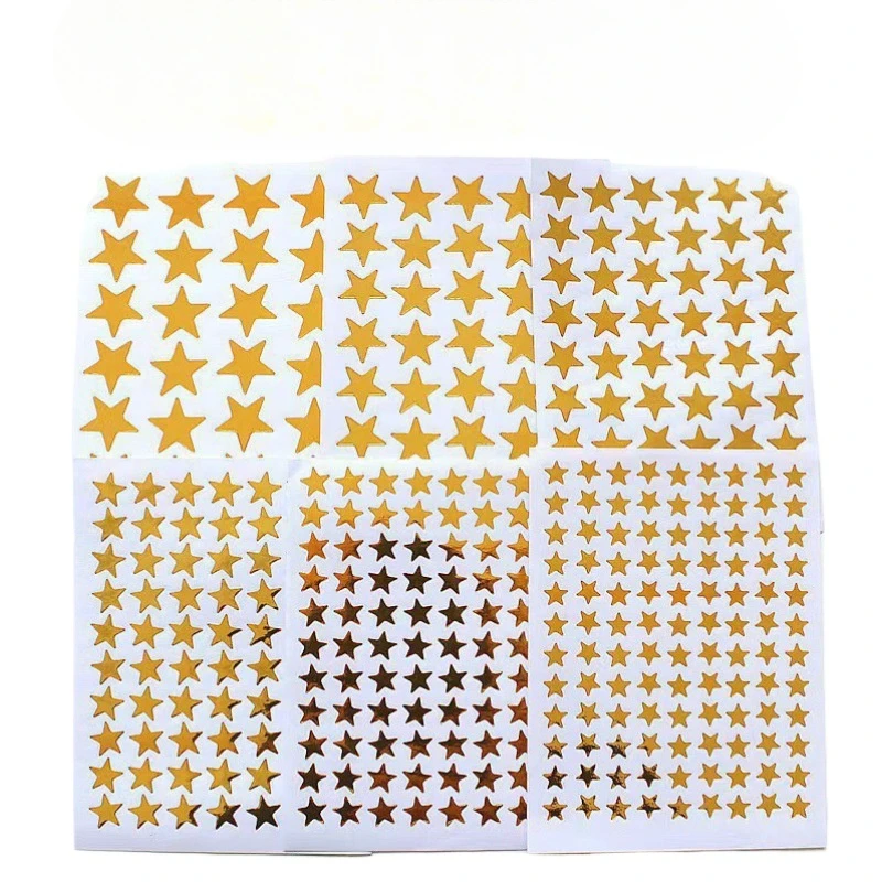 Estampado de estrella de cinco puntas