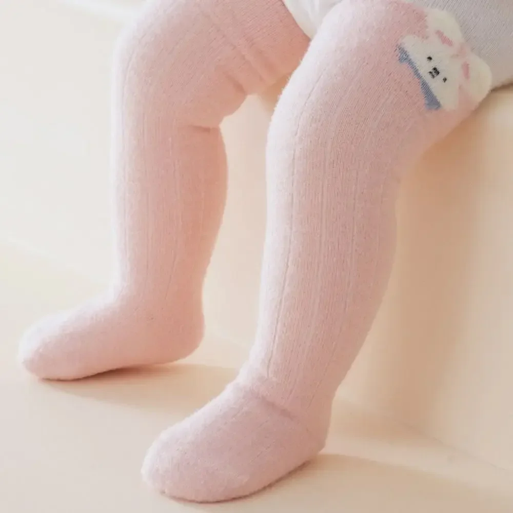 Calcetines altos gruesos de invierno para bebé – suaves y elásticos - imagen 5