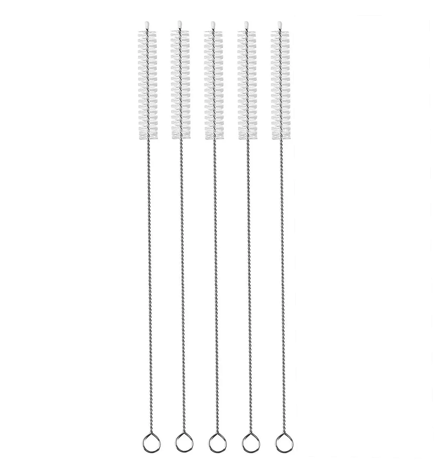 Kit de 5 cepillos limpiadores de paja en diferentes tamaños