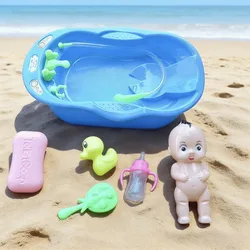 Juguete de baño para bebés con grifo ducha y pato de bañera