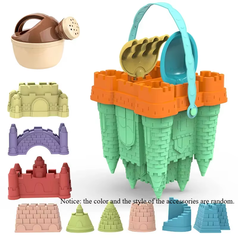 Castillo de playa con juego de arena para niños - Juguetes exteriores - imagen 3