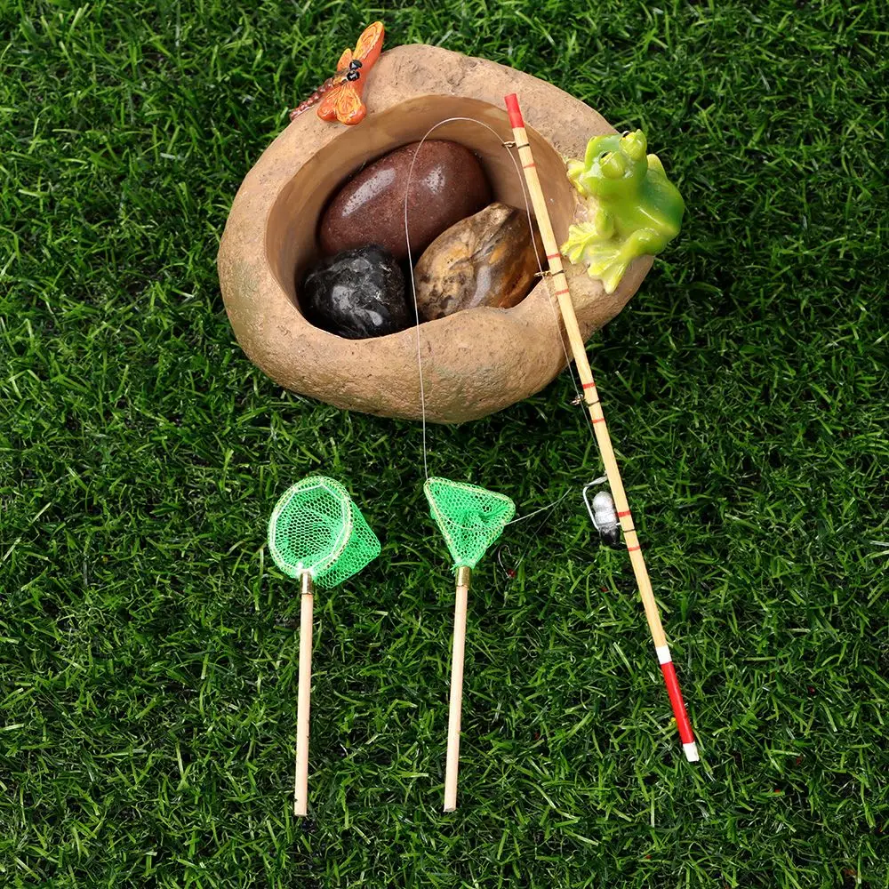 Accesorios para casa de muñecas: caña de pescar en miniatura - imagen 4