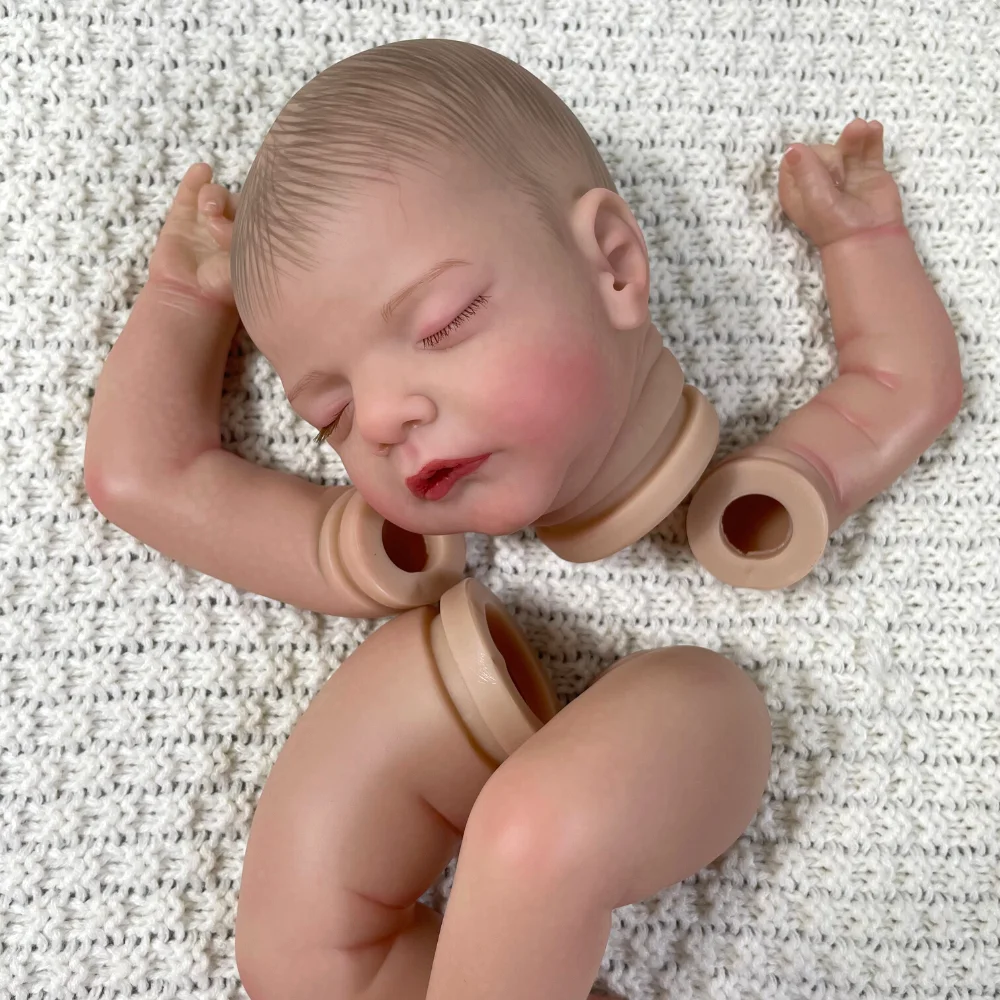 Bebé Reborn Sam realista 48 cm piel 3D con venas visibles - imagen 5
