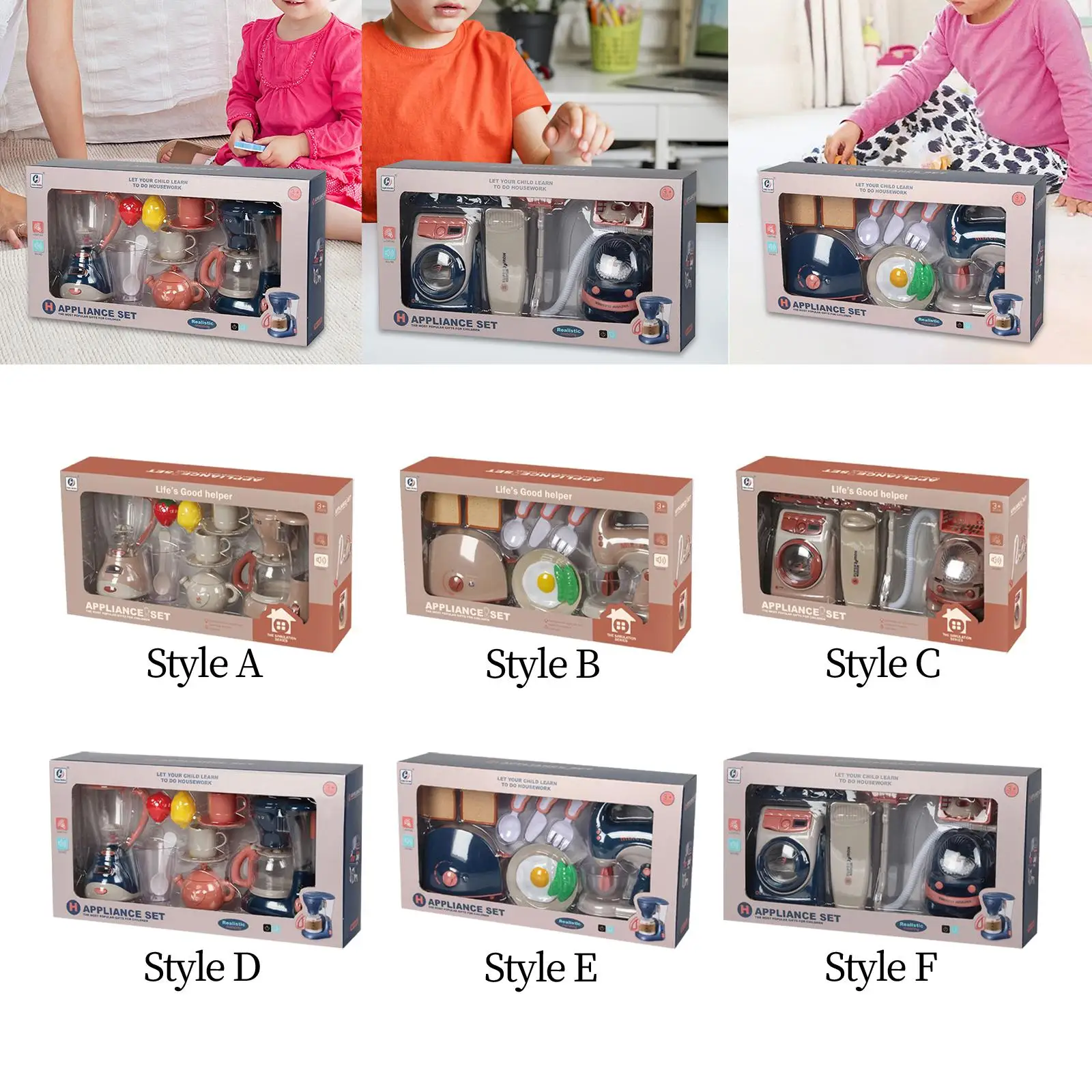 Juego de cocina infantil colorido imitación para niños y niñas - imagen 4