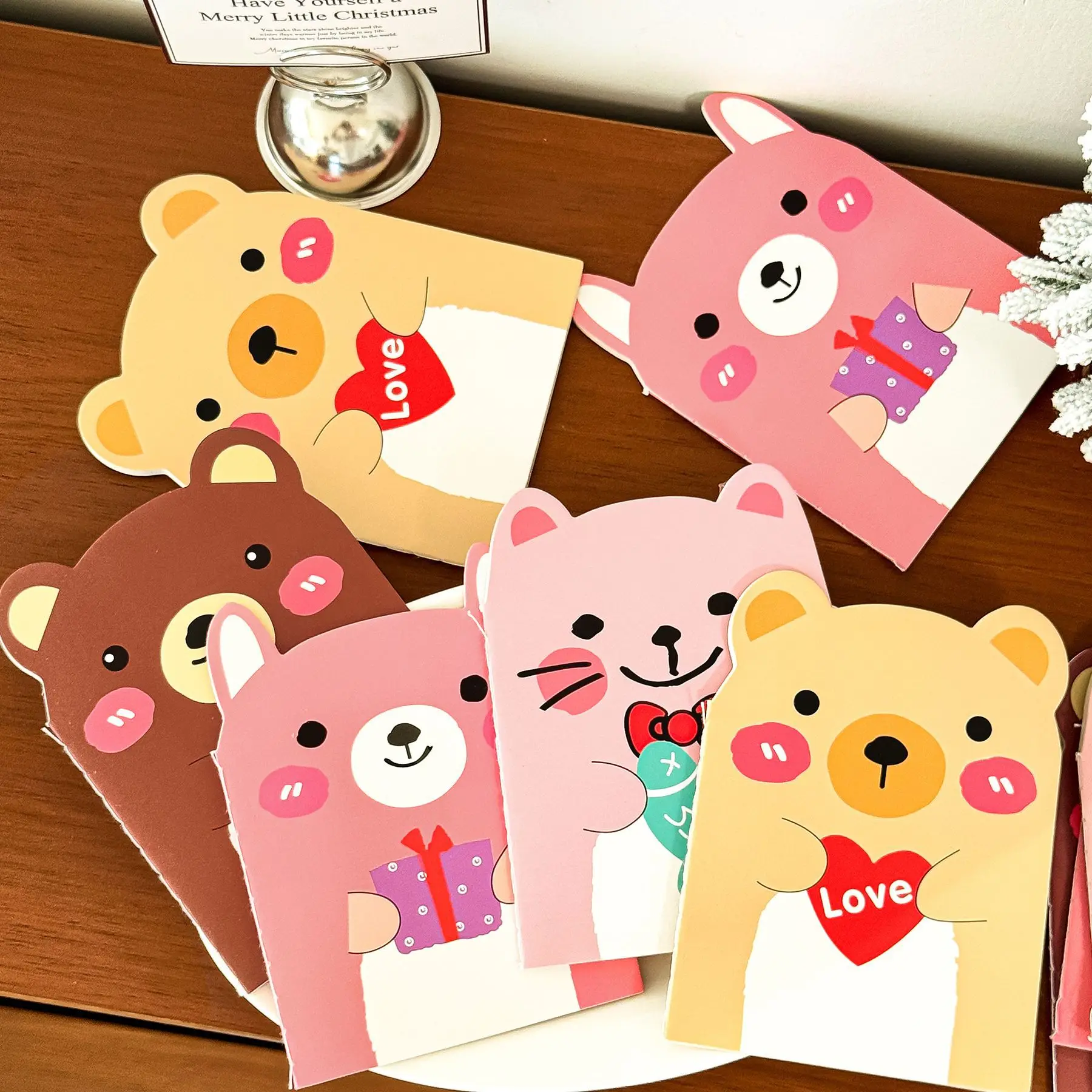 Cuaderno diario del cole con dibujos de oso y gato - imagen 2